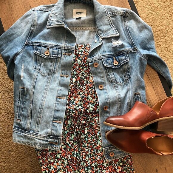 Ditsy Floral Printed Strapless Jumpsuit Joggers - Picture 9 of 9